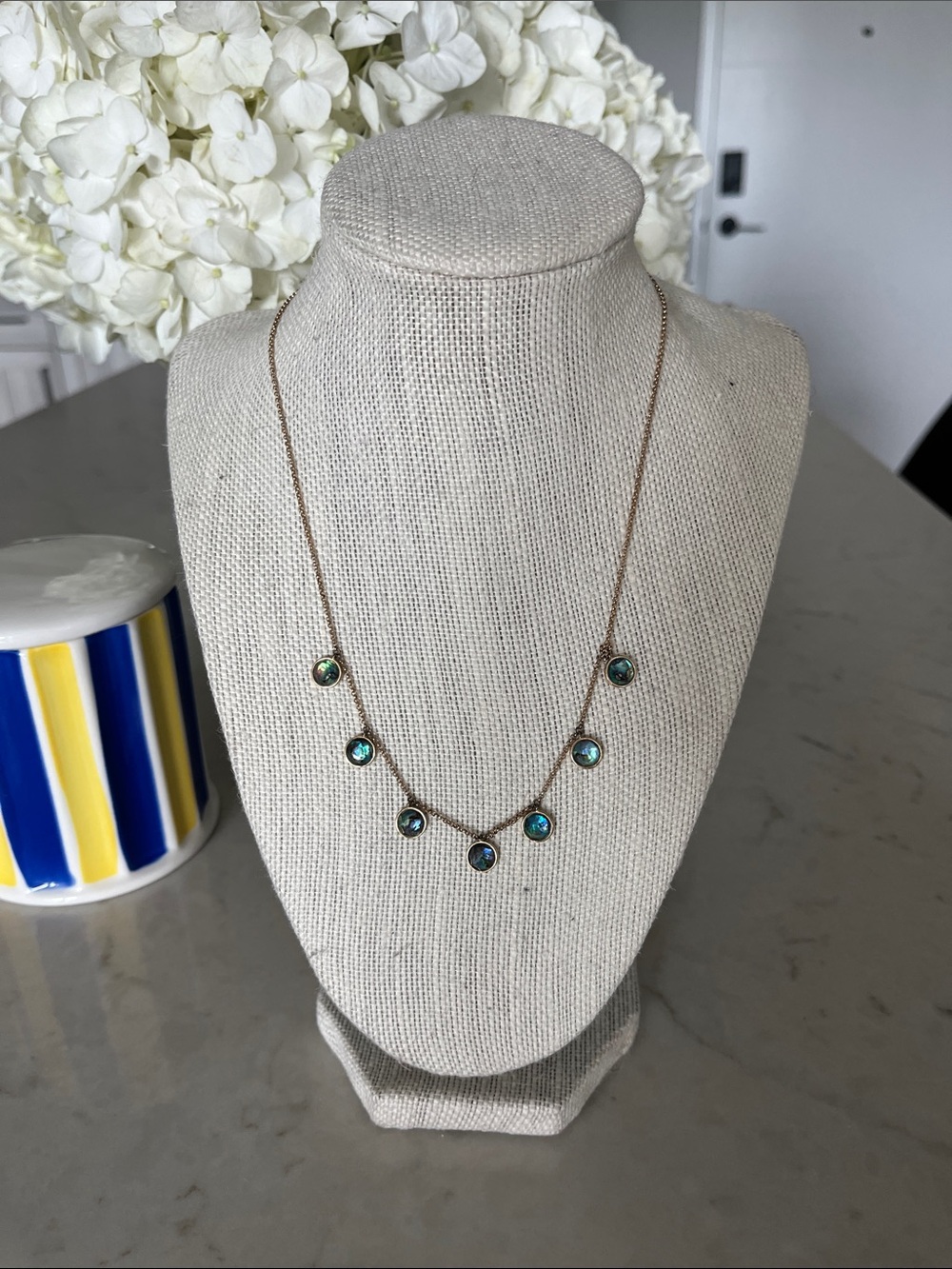 Lucky Brand Blue Dangle Necklace